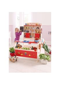 SUN Kaufladen, aus Holz mit Kreidetafel beige Kaufl&auml;den & Spielk&uuml;chen