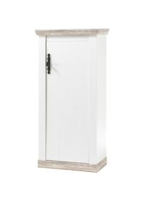 Home Affaire Kommode &raquo;Florenz&laquo;, im romantischen Landhaus-Look, Breite 71 cm wei&szlig; Pinie wei&szlig;/Oslo Pinie Dekor