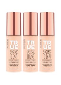 Catrice Make-up &raquo;True Skin Hydrating Foundation&laquo;, (Set, 3 tlg.) bunt Neutral Ivory &bdquo;Real Skin&ldquo;-Finish f&uuml;r einen nat&uuml;rlichen Teint