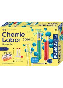 Kosmos Experimentierkasten &raquo;Chemielabor C 500 X&laquo;, Made in Germany gelb