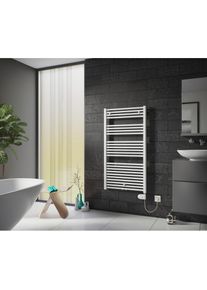 XIMAX Elektrischer Badheizk&ouml;rper &raquo;Alpha, 1454 mm x 500 mm&laquo;, 900 Watt, Heizstab Typ 3, Wei&szlig; wei&szlig;