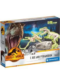 Clementoni&reg; Experimentierkasten &raquo;Jurassic World, Ausgrabungs-Set T-Rex & Pteranodon&laquo;, Made in Europe bunt