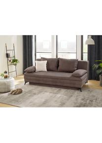 Jockenh&ouml;fer JOCKENH&Ouml;FER GRUPPE Schlafsofa, als Dauerschl&auml;fer geeignet, Bettfunktion und Stauraum/Bettkasten braun