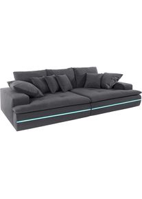 MR. COUCH Big-Sofa &raquo;Haiti AC&laquo;, wahlweise mit Kaltschaum (140kg Belastung/Sitz) und AquaClean-Stoff grau stone