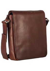 Leonhard Heyden Umh&auml;ngetasche &raquo;Roma S, braun&laquo;, mit 10-Zoll Tabletfach und Trolley-Aufstecksystem braun