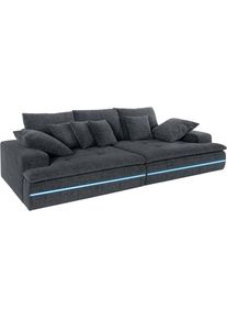 MR. COUCH Big-Sofa &raquo;Haiti AC&laquo;, wahlweise mit Kaltschaum (140kg Belastung/Sitz) und AquaClean-Stoff blau blaugrau