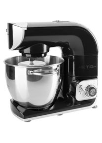 2THETA ETA K&uuml;chenmaschine &raquo;Gratus Storio schwarz 002890064&laquo;, 1200 W, 5, 5 l Sch&uuml;ssel, Edelstahlsch&uuml;ssel, PULSE &ndash; Funktion schwarz K&uuml;chenmaschine ohne...