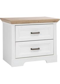 Schlafkontor Nachttisch &raquo;Jasmin&laquo;, im Landhaus Stil wei&szlig; Anderson Pine