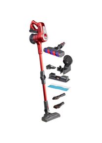 Hanseatic Akku-Stielstaubsauger &raquo;VC-PD510-2&laquo;, mit Knickgelenk und Wischfunktion rot Akkusauger
