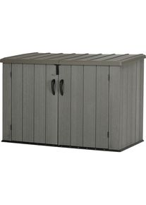 Lifetime M&uuml;lltonnenbox &raquo;Fahrradbox LG60212&laquo;, f&uuml;r 3x240 l, BxTxH: 191x107x132 cm grau