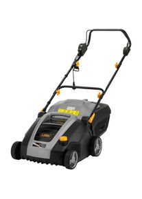 ALPINA-GARDEN Elektro-Vertikutierer / L&uuml;fter &raquo;ASC 1.5 E&laquo; schwarz Gro&szlig;er Fankorb mit 50 Liter Volumen