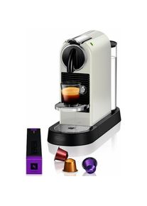 Nespresso Kapselmaschine &raquo;CITIZ EN 167.W von DeLonghi, White&laquo;, inkl. Willkommenspaket mit 14 Kapseln wei&szlig; Kaffeemaschine