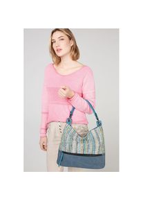 SOCCX Beuteltasche, mit vielen Innenf&auml;chern blau