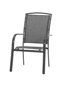 siena GARDEN Stapelstuhl grau anthrazit