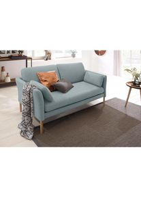 Andas 2-Sitzer &raquo;Helsingborg&laquo;, in skandinavischem Design, inkl. lose Zierkissen grau grau-mint