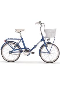 MBM Faltrad &raquo;New Angela&laquo;, 1 Gang, Kettenschaltung blau Fahrrad
