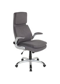 Duo Collection Chefsessel &raquo;Benedikt&laquo;, Webstoff grau dunkelgrau