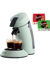 PHILIPS SENSEO Kaffeepadmaschine &raquo;Original Plus CSA210/20&laquo;, inkl. Gratis-Zugaben im Wert von 5, - UVP gr&uuml;n