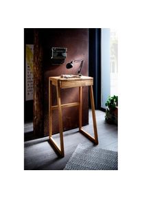 Home Affaire Stehpult &raquo;Dura&laquo;, aus sch&ouml;nem massivem Wildeichenholz, H&ouml;he 111 cm braun wildeiche