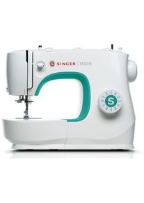 Singer Freiarm-N&auml;hmaschine &raquo;M3305&laquo;, 23 Programme gr&uuml;n N&auml;hmaschinen