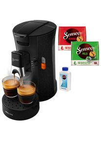 PHILIPS SENSEO Kaffeepadmaschine &raquo;Select ECO CSA240/20&laquo;, inkl. Gratis-Zugaben im Wert von &euro; 14, - UVP schwarz Kaffeemaschine