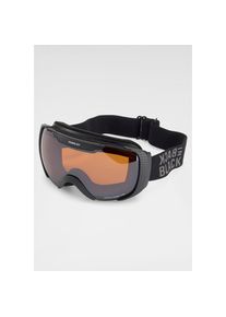 BACK IN BLACK Eyewear Skibrille, mit Logo auf dem Band schwarz
