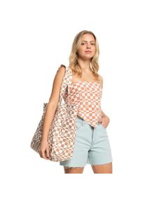 Roxy Strandtasche &raquo;Anti Bad Vibes Printed&laquo; braun Einheitsgr&ouml;sse Cork Flower Box Stoff: bedrucktes Canvas-Gewebe