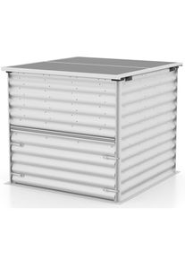 Vitavia Komposter &raquo;Tomma blank/alu&laquo;, aus witterungsbest&auml;ndigen Zincalume&reg; silberfarben