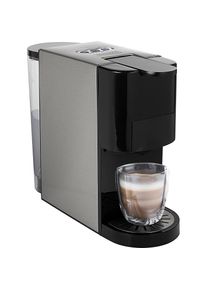 Princess Kapsel-/Kaffeepadmaschine &raquo;249450&laquo;, 4-in-1, Kapsel, Pads, Gemahlenen Kaffee, 1450 Watt silberfarben