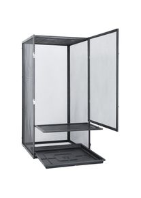 EXO TERRA Terrarium &raquo;Gaze Small/X-Tall&laquo;, BxTxH: 45x45x90 cm schwarz