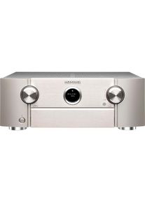 Marantz AV-Receiver &raquo;SR6015&laquo;, 9.2, (Bluetooth-WLAN-LAN (Ethernet) Video Upscaling-USB-Mediaplayer), mit 9-Kanal-Endstufe silberfarben...