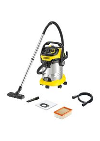 K&auml;rcher K&Auml;RCHER Nass-Trocken-Sauger &raquo;WD 6 P Premium&laquo;, Leistungsregulierung, Edelstahlbeh&auml;lter, 30 Liter Kapazit&auml;t gelb Der abnehmbare Handgriff bietet die...