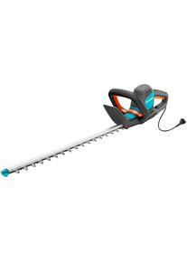 Gardena Elektro-Heckenschere &raquo;ComfortCut 600/55, 09834-20&laquo;, 55 cm Schnittl&auml;nge blau Anschlagschutz sch&uuml;tzt die Messer beim Schneiden in Bodenn&auml;he...