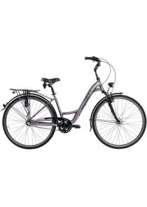 SIGN Cityrad, 7 Gang, Shimano, NEXUS SG-C3001-7C Schaltwerk lila Fahrrad