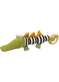 Sigikid Greifling &raquo;Baby Strick, Krokodil&laquo;, mit Rassel gr&uuml;n