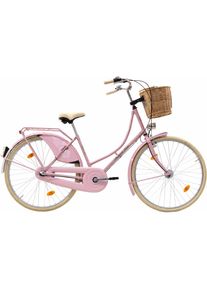 FASHION LINE Hollandrad, 3 Gang, Shimano, Nabenschaltung rosa Fahrrad