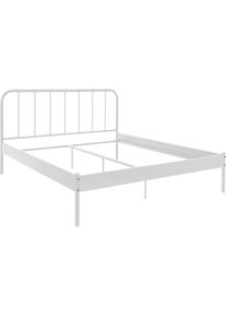 COUCH&hearts; Metallbett &raquo;Kuschel Kumpel&laquo;, aus Metall, industrial Look, verschiedenen Gr&ouml;&szlig;en und Farbvarianten wei&szlig;