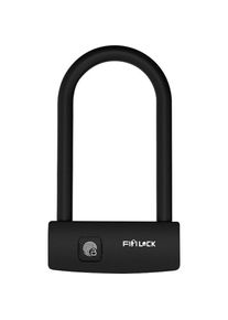 Hyrican Smart-Home-Vorh&auml;ngeschloss &raquo;Smart Lock EHG00165&laquo;, Fingerabdruck-B&uuml;gelschloss, Fahrradschloss, Biometrisches Schloss schwarz