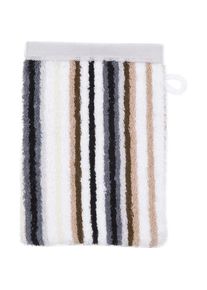 Ross Waschhandschuh &raquo;Vita&laquo;, (6 tlg.), Bestickung -Emblem grau anthrazit