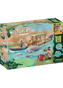 Playmobil&reg; Konstruktions-Spielset &raquo;Wiltopia - Bootsausflug zu den Seek&uuml;hen (71010), Wiltopia&laquo;, (71 St.), teilweise aus recyceltem Material; Made in...