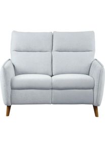 ATLANTIC HOME COLLECTION 2-Sitzer &raquo;Neo&laquo;, im skandinavischem Design mit 2 Relaxfunktionen und Taschenfederkern grau hellgrau