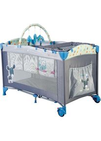 BABYGO Baby-Reisebett &raquo;Sleepwell, blau&laquo;, mit abnehmbarem Spielbogen blau