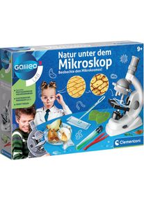 Clementoni&reg; Kindermikroskop &raquo;Galileo, Natur unter dem Mikroskop&laquo; wei&szlig;