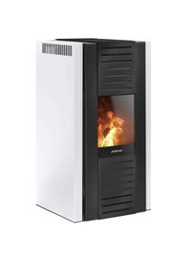 Justus Pelletofen &raquo;Sirkos Aqua&laquo; wei&szlig; Einfache Bedienung