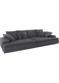 MR. COUCH Big-Sofa, wahlweise mit Kaltschaum (140kg Belastung/Sitz) und AquaClean-Stoff grau stone