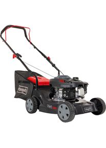 Scheppach Benzinrasenm&auml;her &raquo;MP132-40&laquo;, 2, 4 kW/3, 3 PS schwarz Schnitth&ouml;henverstellung in 3 Stufen (30 &ndash; 66 mm)