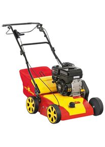 Wolf Garten WOLF-GARTEN Benzin-Vertikutierer &raquo;VA 389 B&laquo; gelb Einfacher werkzeugloser Wechsel zwischen L&uuml;fter und Vertikutierer