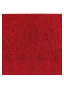 ANDIAMO Teppichfliese &raquo;Skandi Nadelfilz&laquo;, rechteckig, 4 mm H&ouml;he, 40x40 cm, 25 St&uuml;ck (4 qm), 50 St&uuml;ck (8 qm) oder 100 St&uuml;ck (16 qm) rot