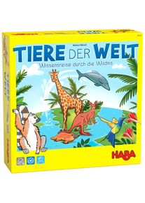 Haba Spiel &raquo;Tiere der Welt&laquo;, Made in Germany bunt