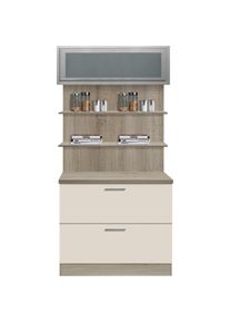 Optifit K&uuml;chenbuffet &raquo;Kalmar&laquo;, Breite 100 cm beige made_in_germany creme